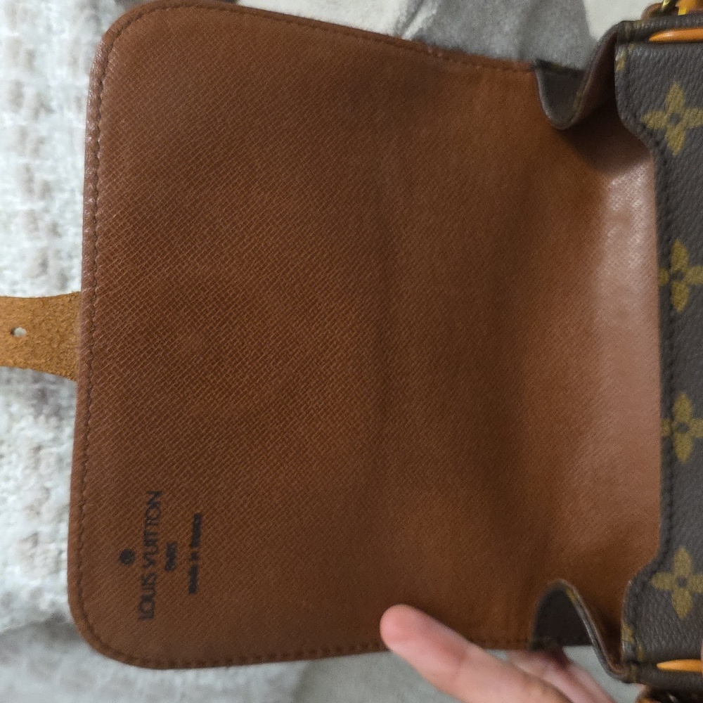 Bundle: LOUIS VUITTON Monogram Mini Cartouchiere Crossbody Bag And Long Wallet - Picture 9 of 16